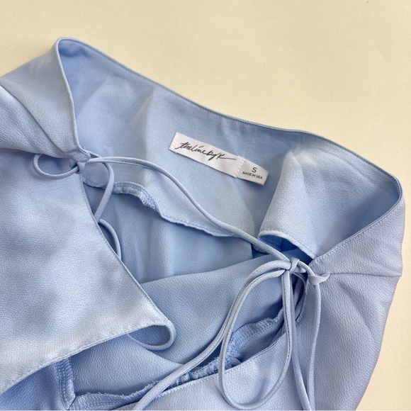 NWOT The Line by K Florence Slip Dress in Powder Blue - Picture 7 of 10